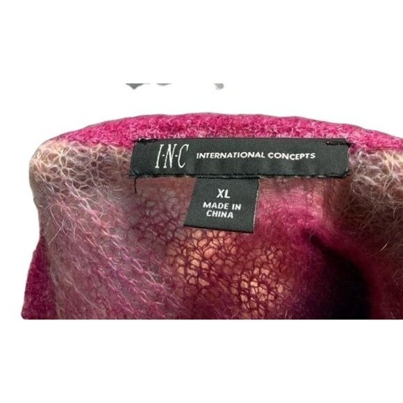 Womens Multicolor Gradient Knit Sweater - XL - INC International Concepts - Picture 3 of 3